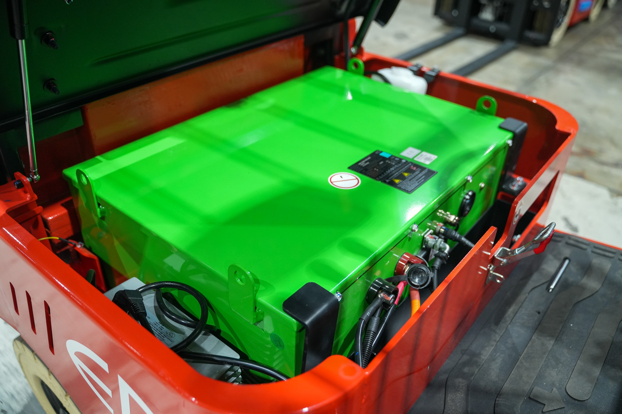 Batterie au lithium d'un chariot élévateur électrique