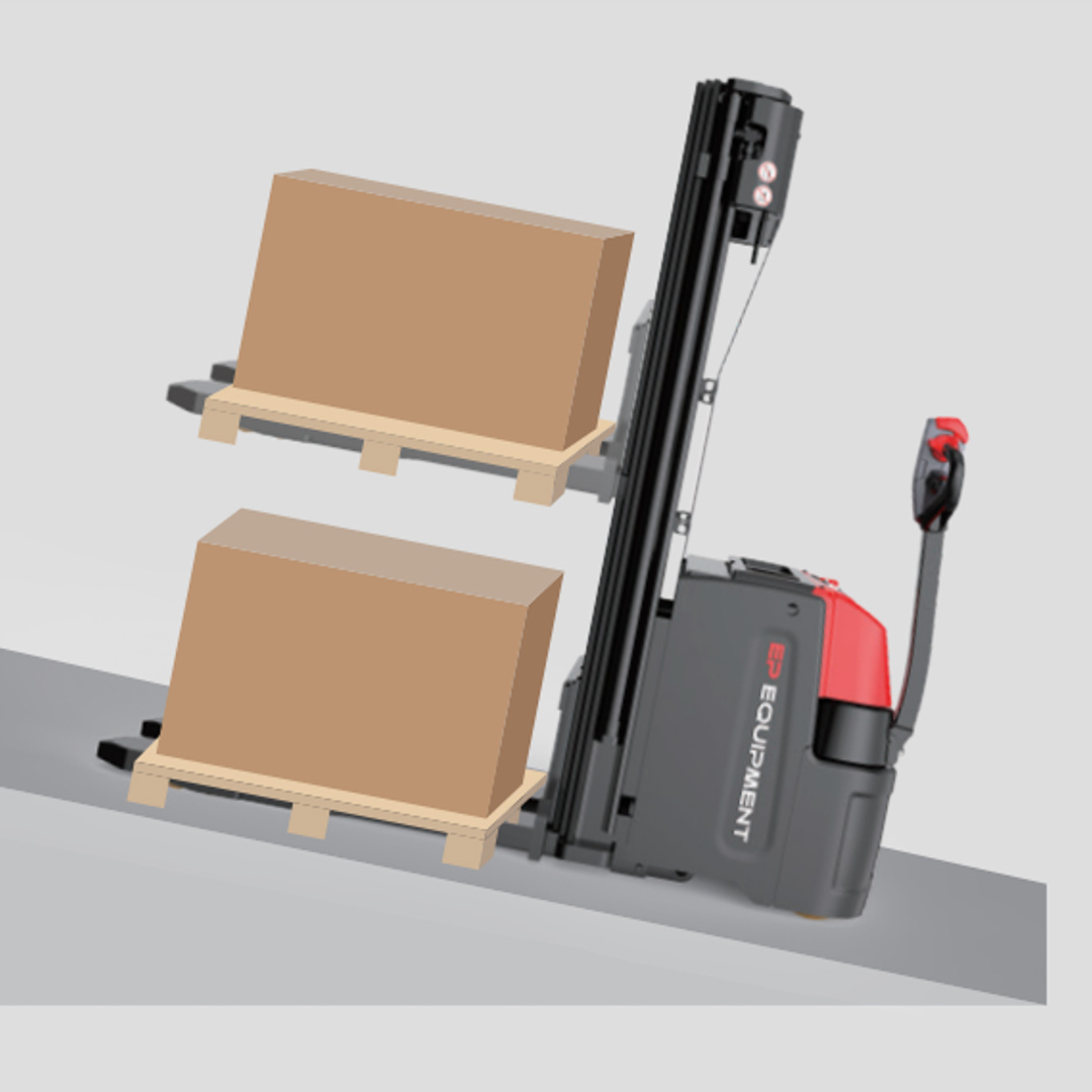 Gerbeur électrique professionnel avec levée initiale 1600 kg – WSi161 - Image 6