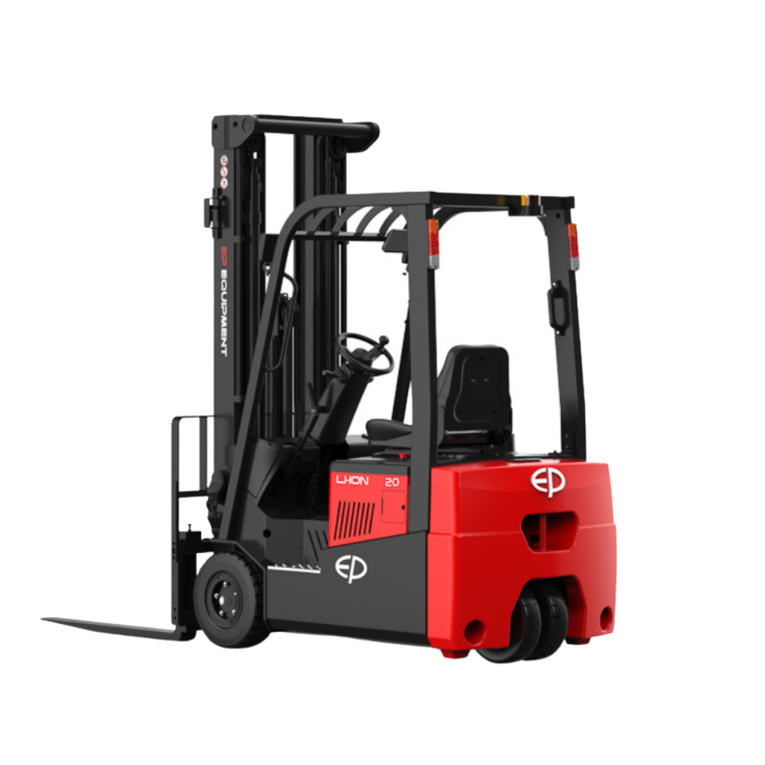 Chariot élévateur électrique lithium compact 3 roues 2000 kg CPD20TVL