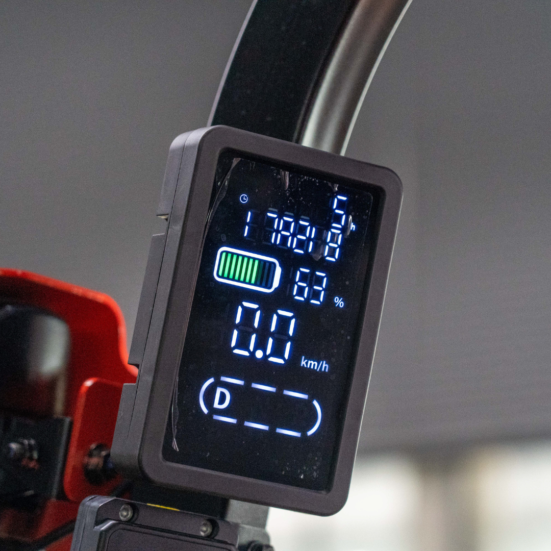 Chariot élévateur au lithium 4 roues tout-terrain 3000 kg avec batteries amovibles EFL302X4 - Image 11