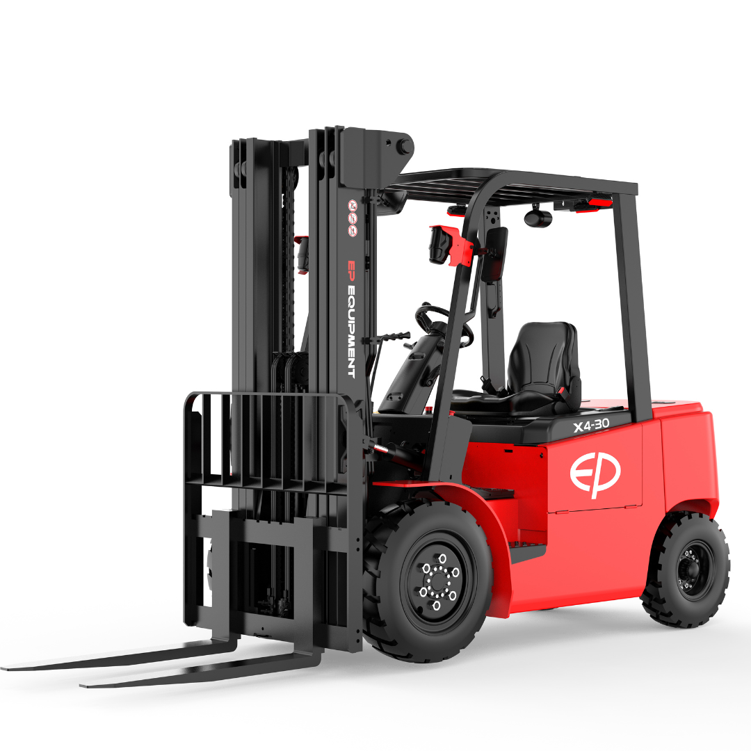 Chariot élévateur au lithium 4 roues tout-terrain 3000 kg avec batteries amovibles EFL302X4 - Image 5